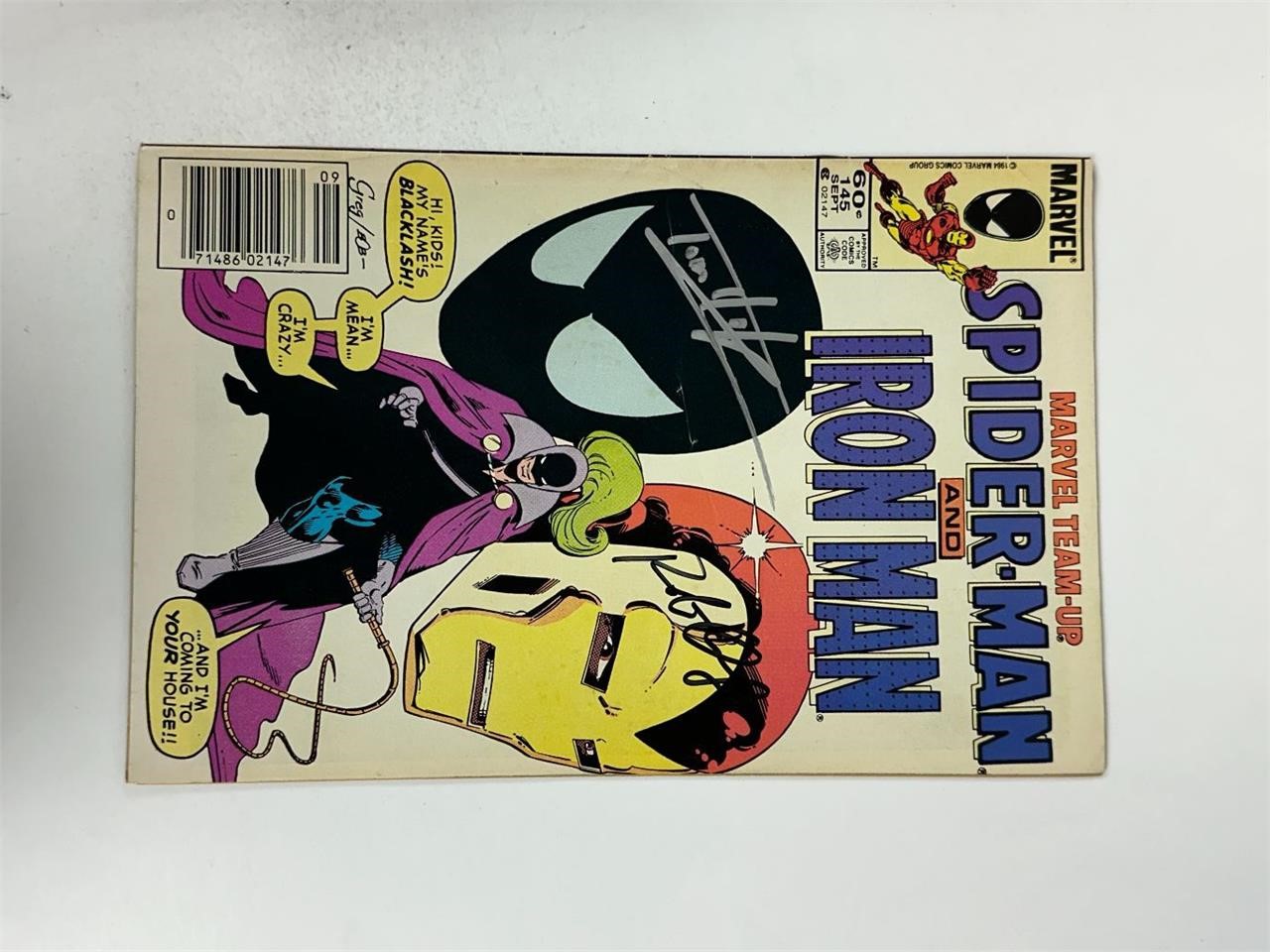 Autograph Signed COA MARVEL DC Vintage Comics V