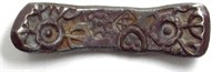 (600-300 BC) Long Bent Bar XF+ Ancient India Rare
