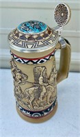 Indians of America Frontier Stein