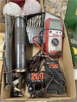 GREASE GUN, AIR COMPRESSOR, CRAFTSMAN ELEC TESTER