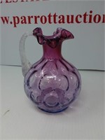 Fenton bubble ruffled top vase