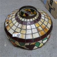 Stained Glass Hanging Shade - As Is