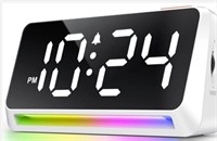 RGB Super Loud Alarm Clock For Bedroom,