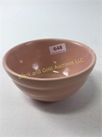 Bauer USA pink pottery Crock bowl