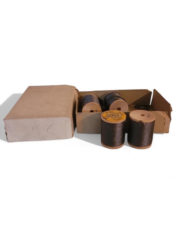 Box of new old stock silk thread