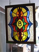 Framed stainglass like picture