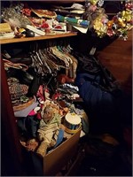 Contents of the closet that connects from the