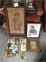 7 Assorted advertising pieces