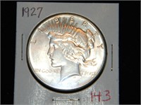 1927 Peace $1