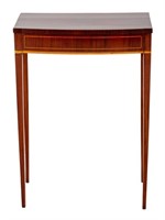 Hepplewhite Style Inlaid Mahogany Console