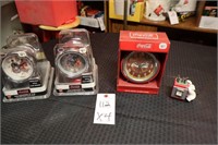 Nascar Coca- Cola Headlight style Clocks