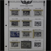 US Stamps Federal Ducks Used & Mint 15 different