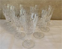 (10) Signed Waterford Fine Crystal Glasses