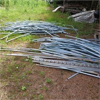 Lot of Metal Pieces - Could Be Hoop Shed Set-up?