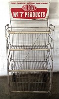"Dupont No. 7 Products" Display Rack