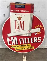 "L&M Filters" Cigarette Metal SIgn
