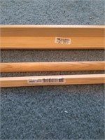 Wood trim - 1/2" quarter round & 1 1/4" corner,