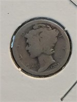 1923-S Mercury Silver Dime