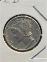 1942-D Mercury Dime Silver