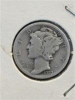 1923 Mercury Dime Silver