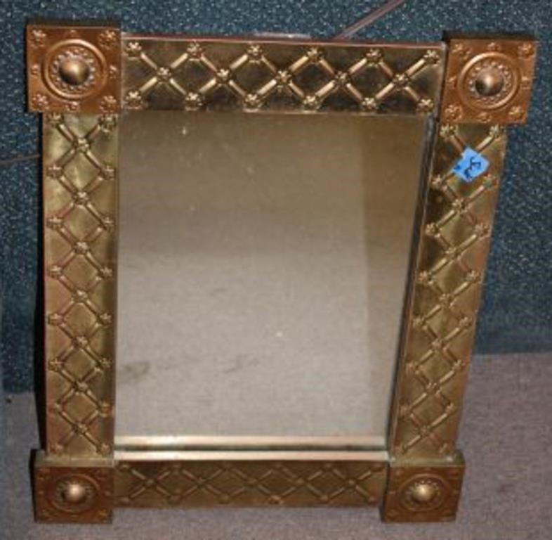 METAL FRAMED  WALL MIRROR