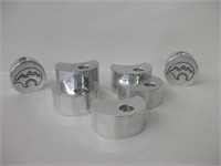 Nambe & Other Metal Alloy Candlestick Holders