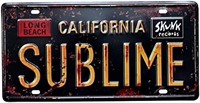 Sublime - California License Plate Logo - Sticker