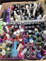 Assorted Used Nail polish and Hair accessories