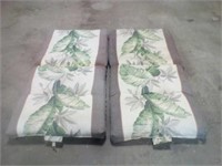 2 PC. Patio chair cushions