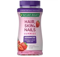 Natures Bounty Advanced Hair Skin & Nails 80ct NEW