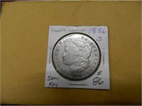1886s Morgan Silver Dollar - Smooth - Semi Key