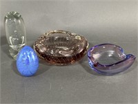 Collection of Art Glass Two Signed Items