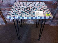 Tile Topped Side Table