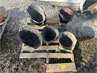 PALLET OF 8 COAL BUCKETS