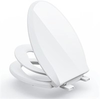 Ansffer Toilet Seat, 2 in 1, Soft, White