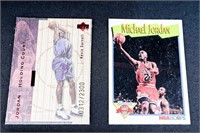 (2) Michael Jordan cards; 1991 NBA Hoops card #317