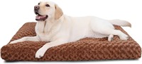 Washable Dog Bed Deluxe Plush Dog Crate Beds Fulff