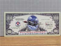 Thunderbirds banknote