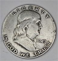 1949 d Franklin Half Dollar