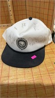 Husky hat with signatures