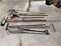 Assorted outdoor tools