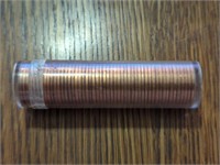 Roll of Uncirculated 1963-D Lincoln Cent coins