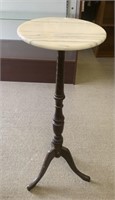 Small Table/Plant Stand w/ Marble Top 33"tall