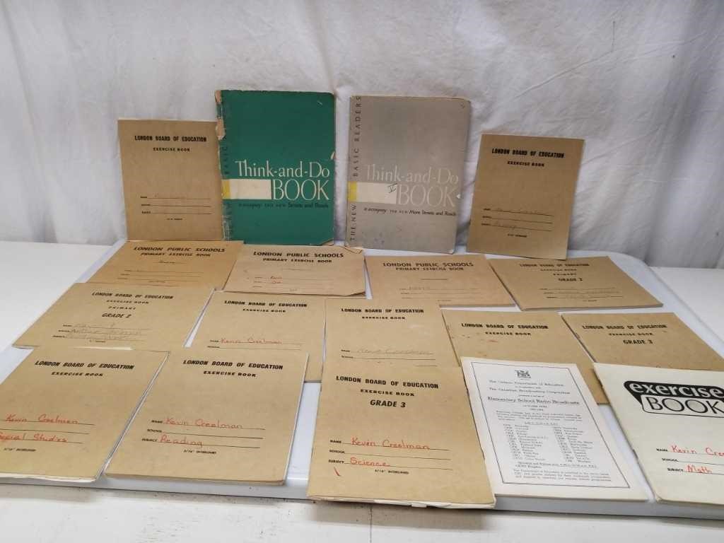 London Board of Education Exercise Books