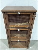 Antique Kitchen Pie Safe w/ Mesh Doors