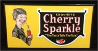 CHERRY SPARKLE METAL TIN SIGN