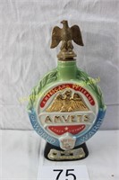 Jim Beam AmVets of WWII Whiskey Decanter