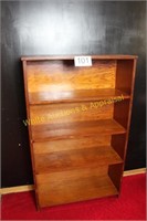 Homemade 4 Shelf Plywood Bookshelf