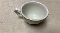 19- Ivory Scalloped China Coffee Cups