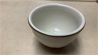 20- Ivory Scalloped China Soup Bowls